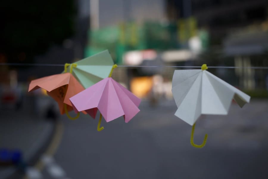 Umbrella Movement — photograph by Craig Stubing
