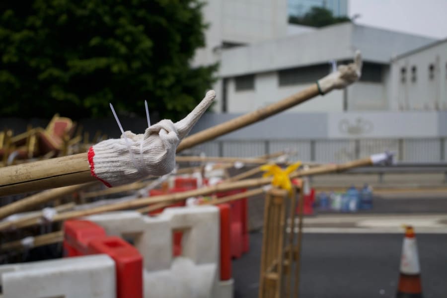 Umbrella Movement — photograph by Craig Stubing