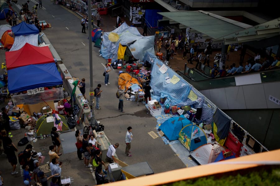 Umbrella Movement — photograph by Craig Stubing