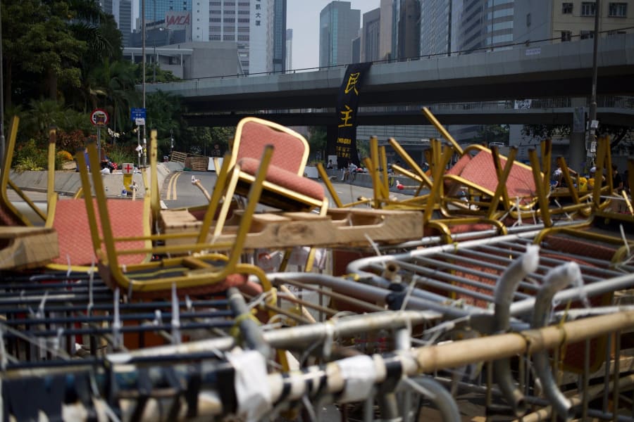 Umbrella Movement — photograph by Craig Stubing