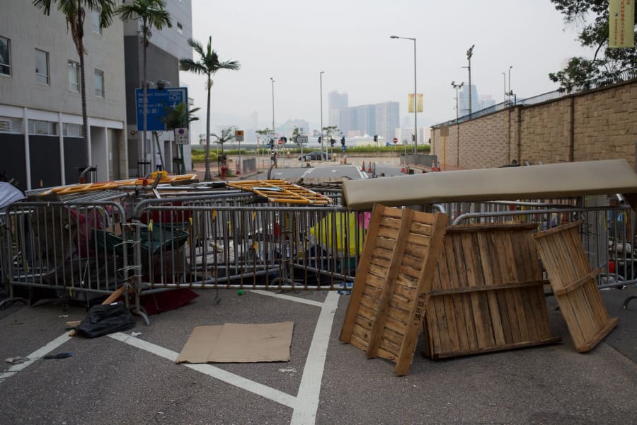 Umbrella Movement — photograph by Craig Stubing
