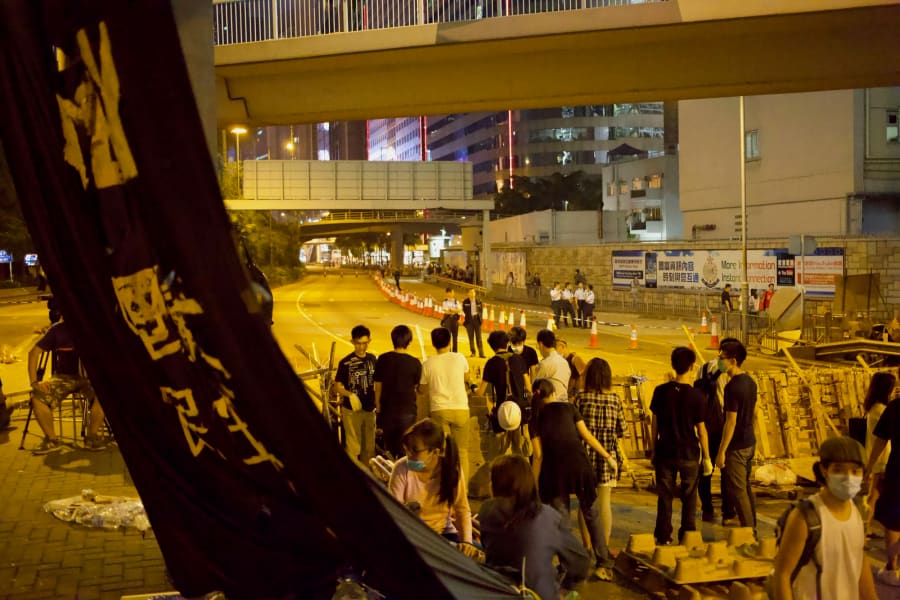 Umbrella Movement — photograph by Craig Stubing