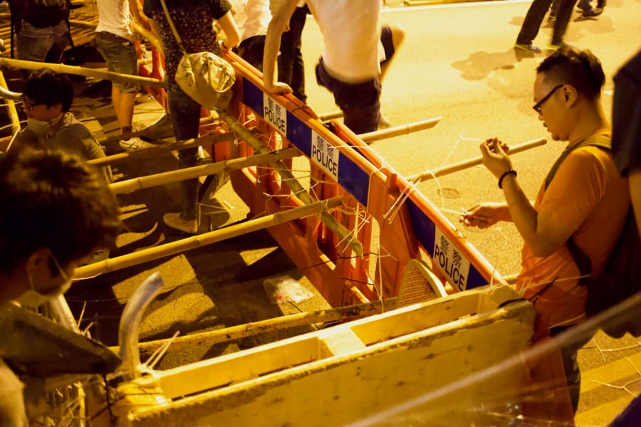 Umbrella Movement — photograph by Craig Stubing