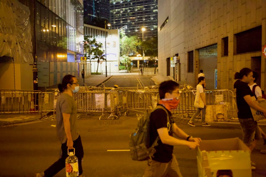 Umbrella Movement — photograph by Craig Stubing