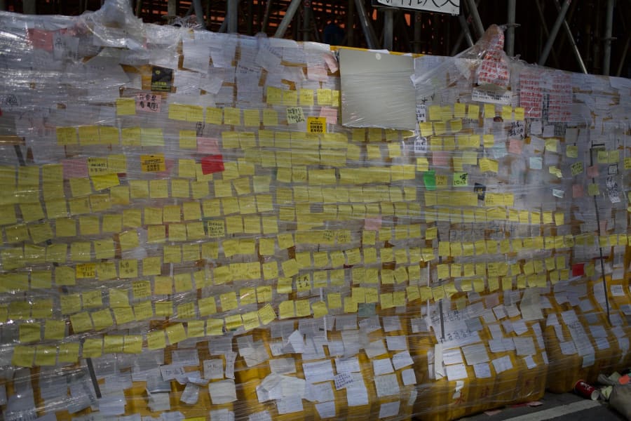 Umbrella Movement — photograph by Craig Stubing