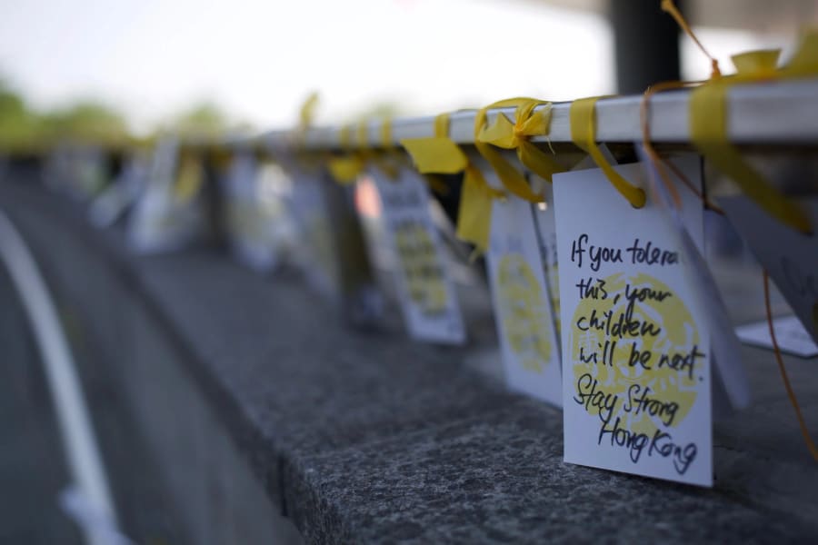 Umbrella Movement — photograph by Craig Stubing