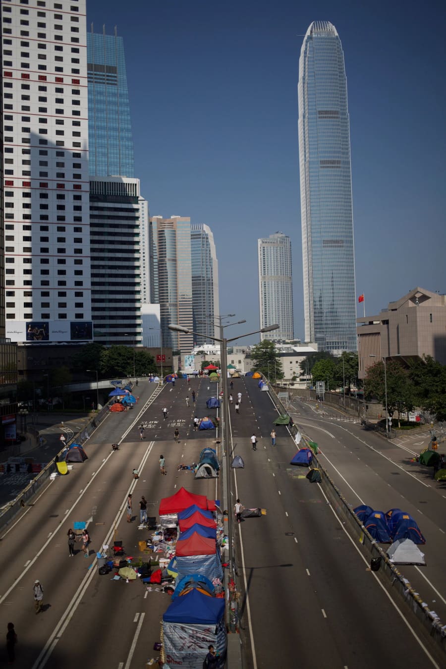 Umbrella Movement — photograph by Craig Stubing