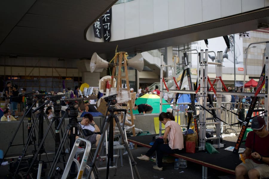 Umbrella Movement — photograph by Craig Stubing