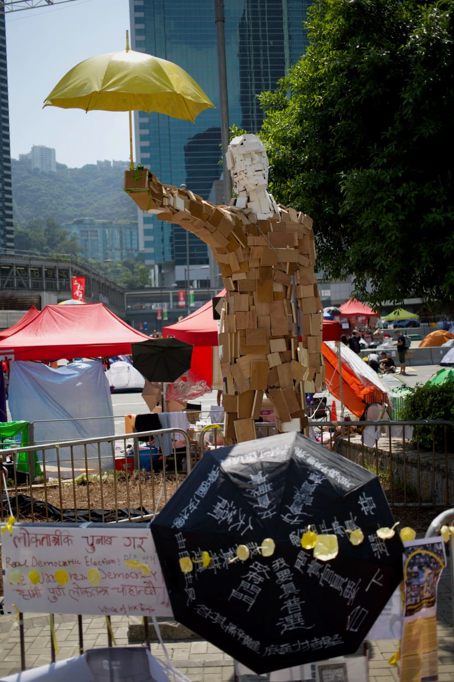 Umbrella Movement — photograph by Craig Stubing